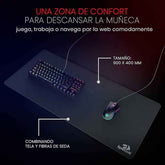 Redragon P032 Flick XL Mouse Pad with Stitched Edges Waterproof for Work Games Office Home